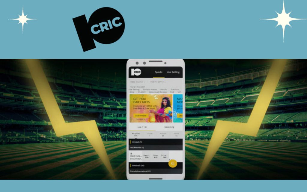 10Cric mobile app